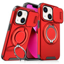 For iPhone 13 Sliding Camera Protector Ring Holder Phone Case