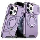 For iPhone 15 Sliding Camera protector Ring Holder Phone Case