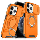 For iPhone 15 Sliding Camera protector Ring Holder Phone Case