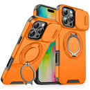 For iPhone 13 Sliding Camera Protector Ring Holder Phone Case