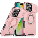 For iPhone 13 Sliding Camera Protector Ring Holder Phone Case