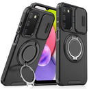 For Samsung Galaxy A03s Sliding Camera protector Ring Holder Phone Case