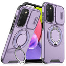 For Samsung Galaxy A03s Sliding Camera protector Ring Holder Phone Case