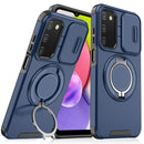For Samsung Galaxy A03s Sliding Camera protector Ring Holder Phone Case