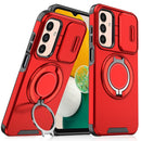 For Samsung Galaxy A03s Sliding Camera protector Ring Holder Phone Case