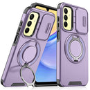 For Samsung Galaxy A03s Sliding Camera protector Ring Holder Phone Case