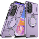 For Samsung Galaxy A03s Sliding Camera protector Ring Holder Phone Case