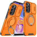 For Samsung Galaxy A03s Sliding Camera protector Ring Holder Phone Case