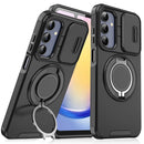 For Samsung Galaxy A03s Sliding Camera protector Ring Holder Phone Case