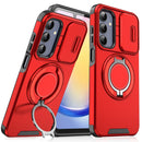 For Samsung Galaxy A03s Sliding Camera protector Ring Holder Phone Case