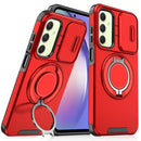 For Samsung Galaxy A03s Sliding Camera protector Ring Holder Phone Case
