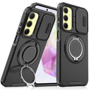 For Samsung Galaxy A03s Sliding Camera protector Ring Holder Phone Case