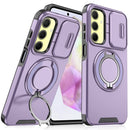 For Samsung Galaxy A03s Sliding Camera protector Ring Holder Phone Case