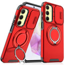 For Samsung Galaxy A03s Sliding Camera protector Ring Holder Phone Case