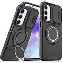 For Samsung Galaxy A03s Sliding Camera protector Ring Holder Phone Case