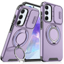 For Samsung Galaxy A03s Sliding Camera protector Ring Holder Phone Case