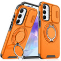 For Samsung Galaxy A55 5G Sliding Camera protector Ring Holder Phone Case