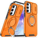 For Samsung Galaxy A03s Sliding Camera protector Ring Holder Phone Case