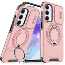 For Samsung Galaxy A03s Sliding Camera protector Ring Holder Phone Case