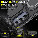 For Samsung Galaxy A03s Sliding Camera protector Ring Holder Phone Case