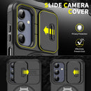 For Samsung Galaxy A03s Sliding Camera protector Ring Holder Phone Case