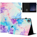 Marble Litchi Leather Smart Tablet Case, For iPad 11th Gen 2025 A16