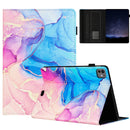 Marble Litchi Leather Smart Tablet Case, For iPad 11th Gen 2025 A16
