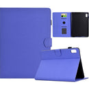 For Lenovo Tab M11 Solid Colour Fibre Texture Smart Tablet Leather Case