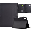 For Lenovo Tab M11 Solid Colour Fibre Texture Smart Tablet Leather Case