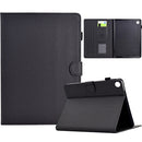 For Lenovo Tab M11 Solid Colour Fibre Texture Smart Tablet Leather Case