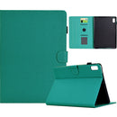 For Lenovo Tab M11 Solid Colour Fibre Texture Smart Tablet Leather Case