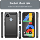 For Google Pixel 9 Pro XL Brushed Texture Carbon Fiber TPU Phone Case