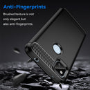 For Google Pixel 9 Pro XL Brushed Texture Carbon Fiber TPU Phone Case