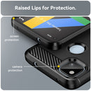 For Google Pixel 9 Pro XL Brushed Texture Carbon Fiber TPU Phone Case