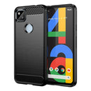 Carbon Fiber Brushed Texture TPU Phone Case, For Google Pixel 9 Pro XL, For Google Pixel 4a