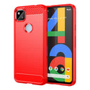 Carbon Fiber Brushed Texture TPU Phone Case, For Google Pixel 9 Pro XL, For Google Pixel 4a