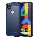 Carbon Fiber Brushed Texture TPU Phone Case, For Google Pixel 9 Pro XL, For Google Pixel 4a
