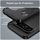 Carbon Fiber Brushed Texture TPU Phone Case, For Google Pixel 9 Pro XL, For Google Pixel 4a