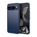 For Google Pixel 9 Pro XL Brushed Texture Carbon Fiber TPU Phone Case