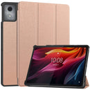 Custer Texture 3-Fold Holder Leather Smart Tablet Case, For Lenovo Tab 10.1 2025