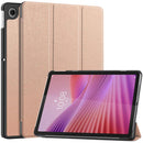 Custer Texture 3-Fold Holder Leather Smart Tablet Case, For Lenovo Tab 10.1 2025