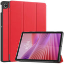 Custer Texture 3-Fold Holder Leather Smart Tablet Case, For Lenovo Tab 10.1 2025