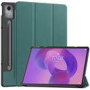 Custer Texture 3-Fold Holder Leather Smart Tablet Case, For Lenovo Tab 10.1 2025
