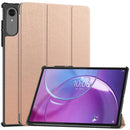 Custer Texture 3-Fold Holder Leather Smart Tablet Case, For Lenovo Tab 10.1 2025