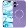 For iPhone 16 Plus Liquid TPU Silicone Solid Colour MagSafe Phone Case