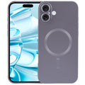 For iPhone 16 Plus Liquid TPU Silicone Solid Colour MagSafe Phone Case
