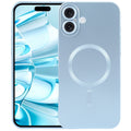 For iPhone 16 Plus Liquid TPU Silicone Solid Colour MagSafe Phone Case