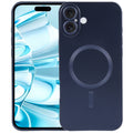 For iPhone 16 Plus Liquid TPU Silicone Solid Colour MagSafe Phone Case