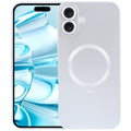 For iPhone 16 Plus Liquid TPU Silicone Solid Colour MagSafe Phone Case
