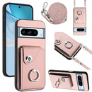 Organ Card Bag Ring Holder Phone Case with Long Lanyard, For Google Pixel 8a, For Google Pixel 8 Pro, For Google Pixel 8